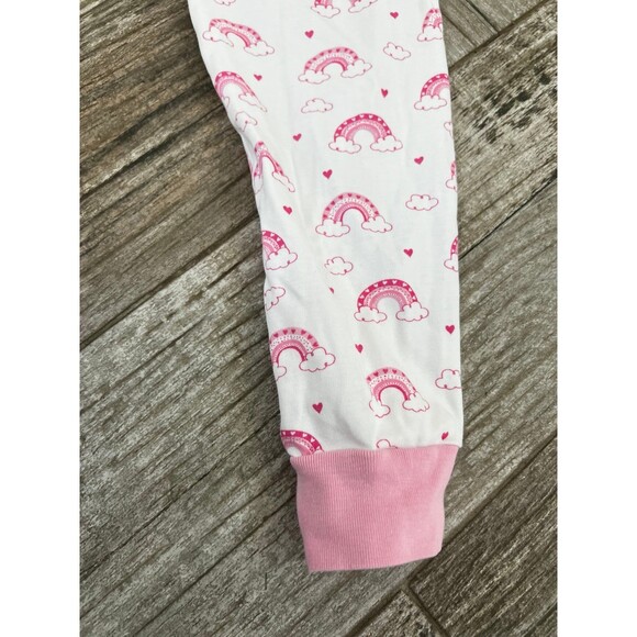 kissy kissy pink rainbow pajamas - Picture 2 of 6